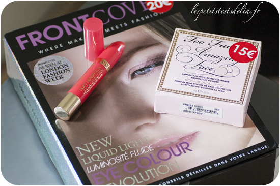 front cover, too faced et astor