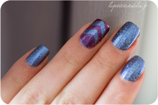 Ozotic & Enchanted polish nail art