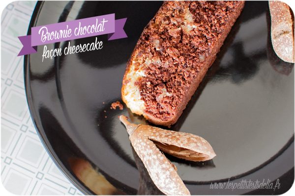 La recette du brownie façon cheesecake