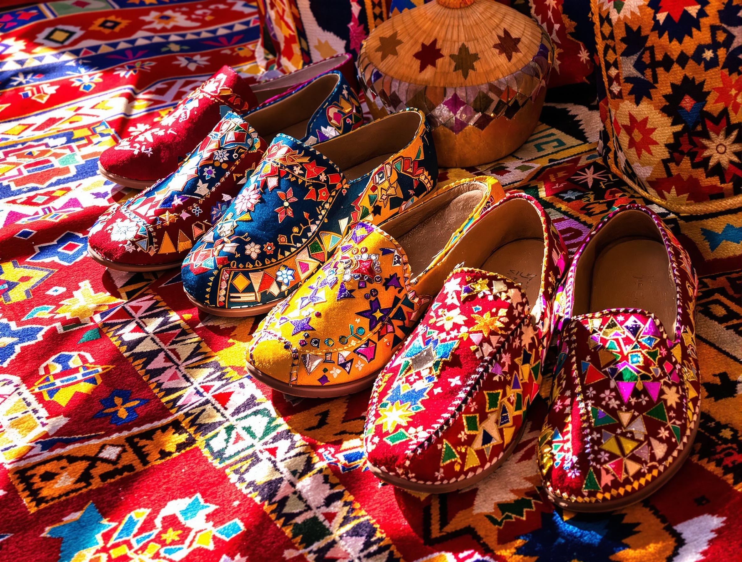 Babouches traditionnelles et sandales fermées marocaines