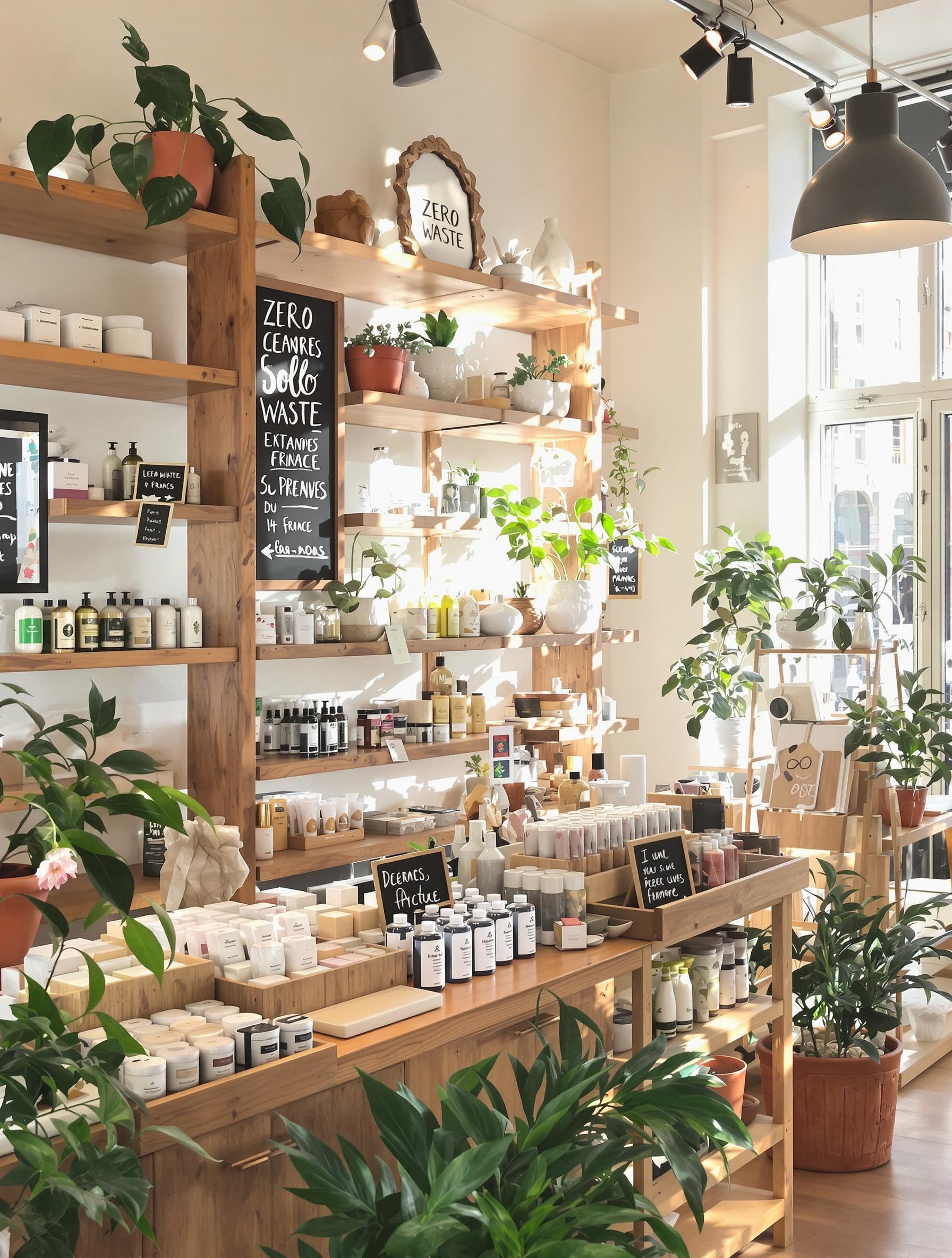Boutique zéro déchet spécialisée en cosmétiques en France