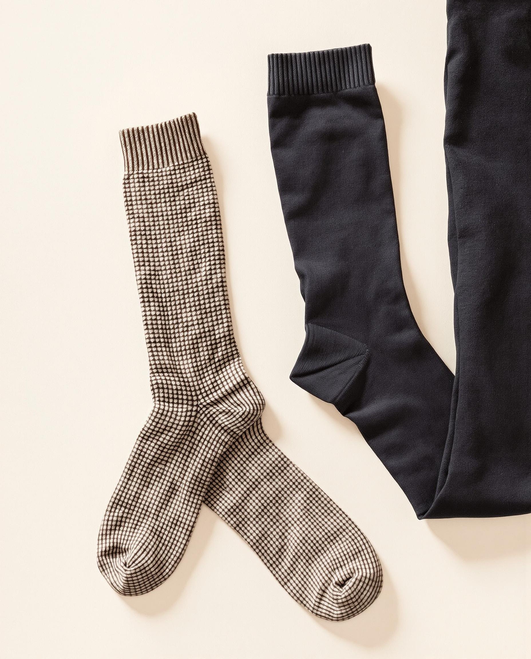 Chaussettes en laine mérinos et collants techniques