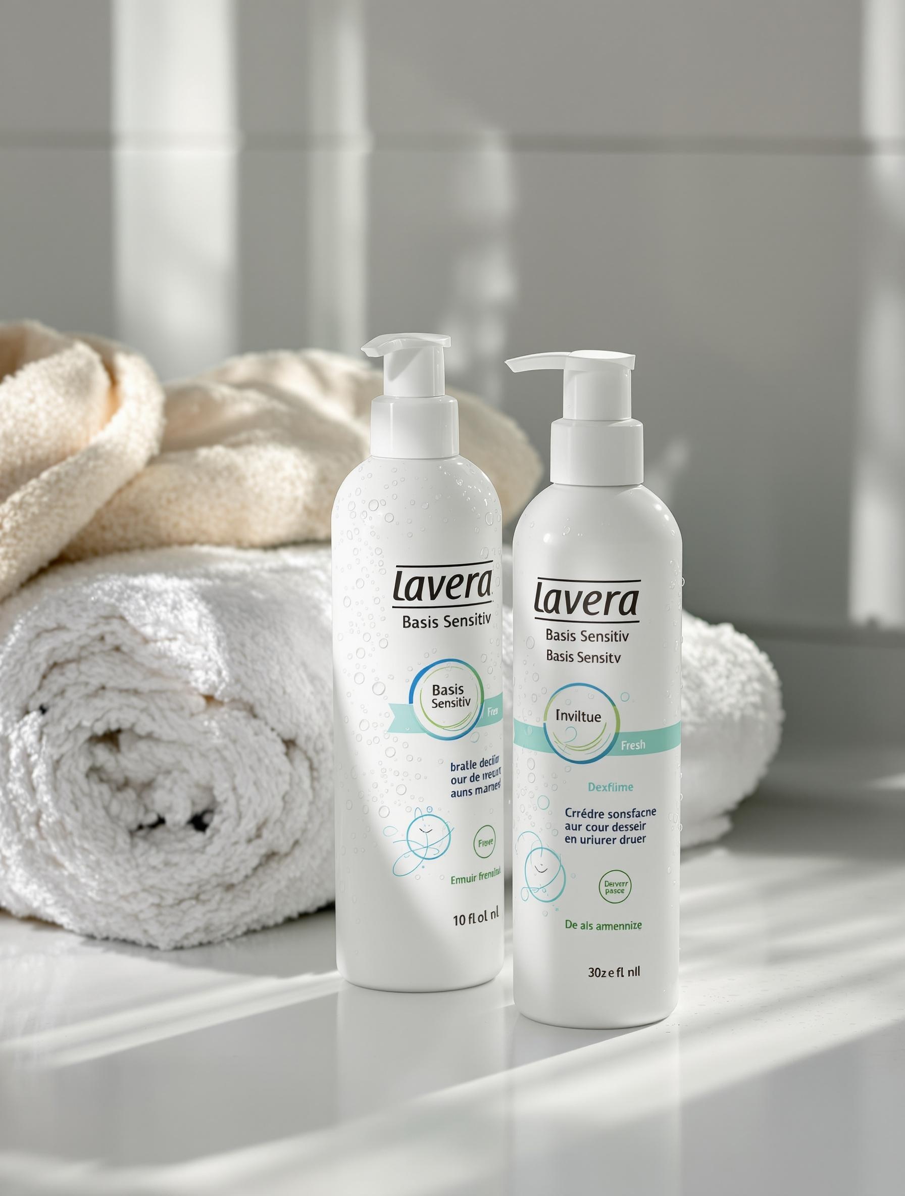Test d'hydratation sous la douche avec Lavera