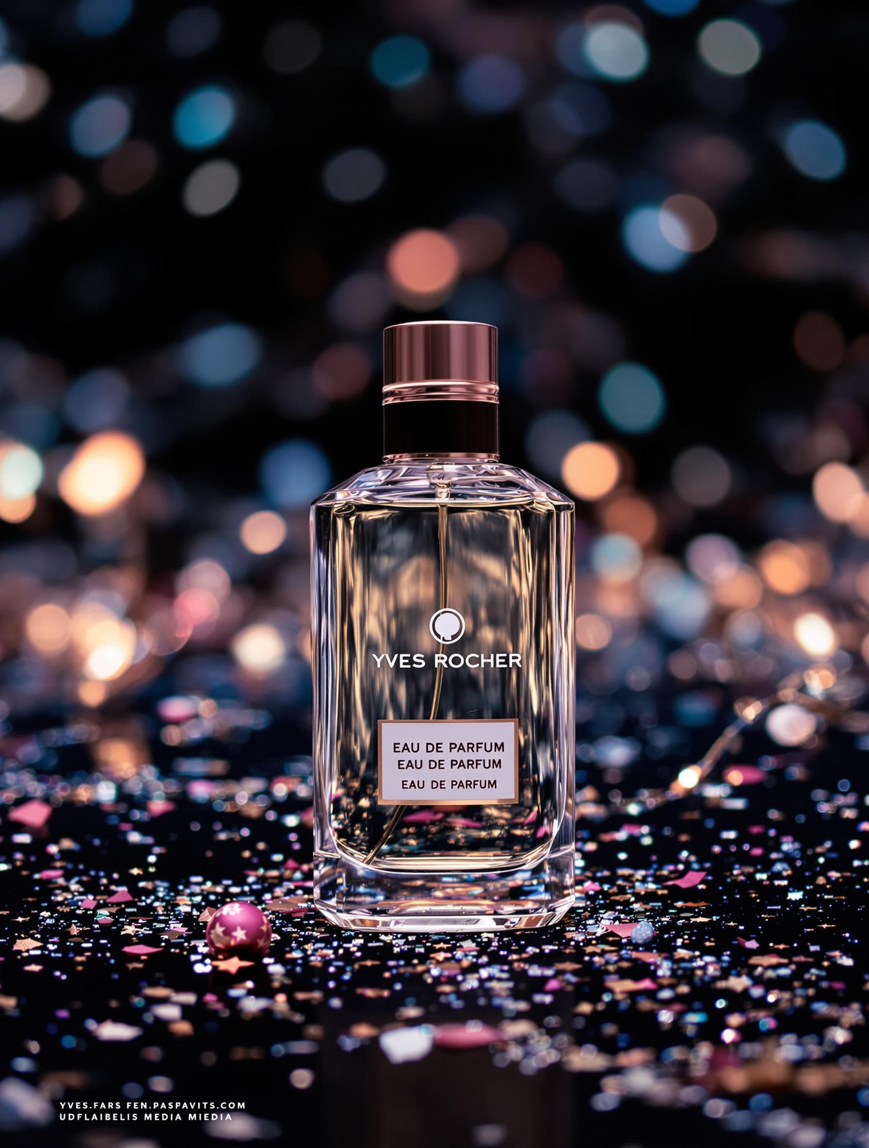 Flacon de l’eau de parfum Yves Rocher en format complet.