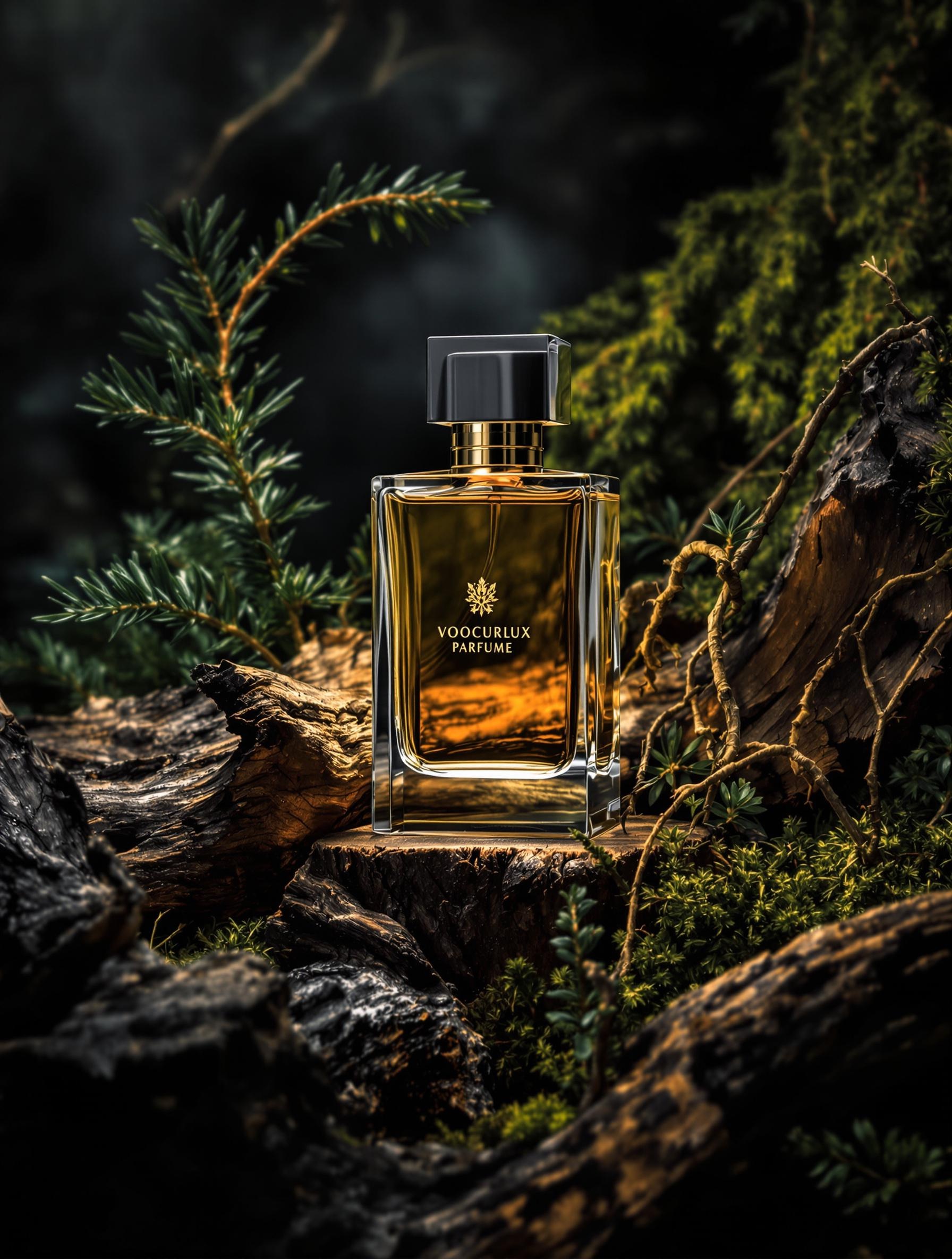 Parfum boisé avec des notes de cèdre et de forêt