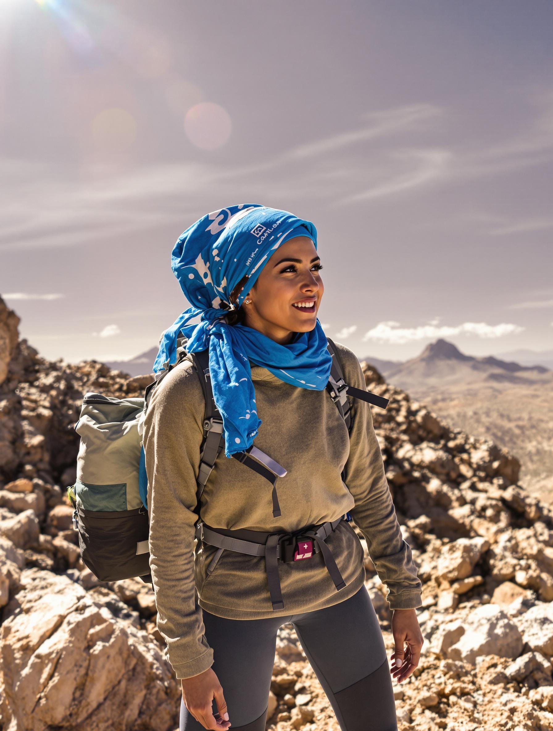 Randonnée Atlas chèche femme Maroc