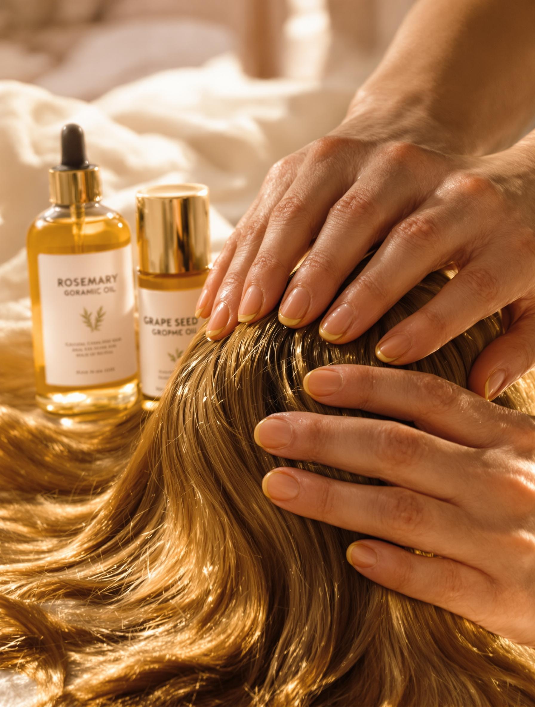 massage crânien huile romarin pépin de raisin
