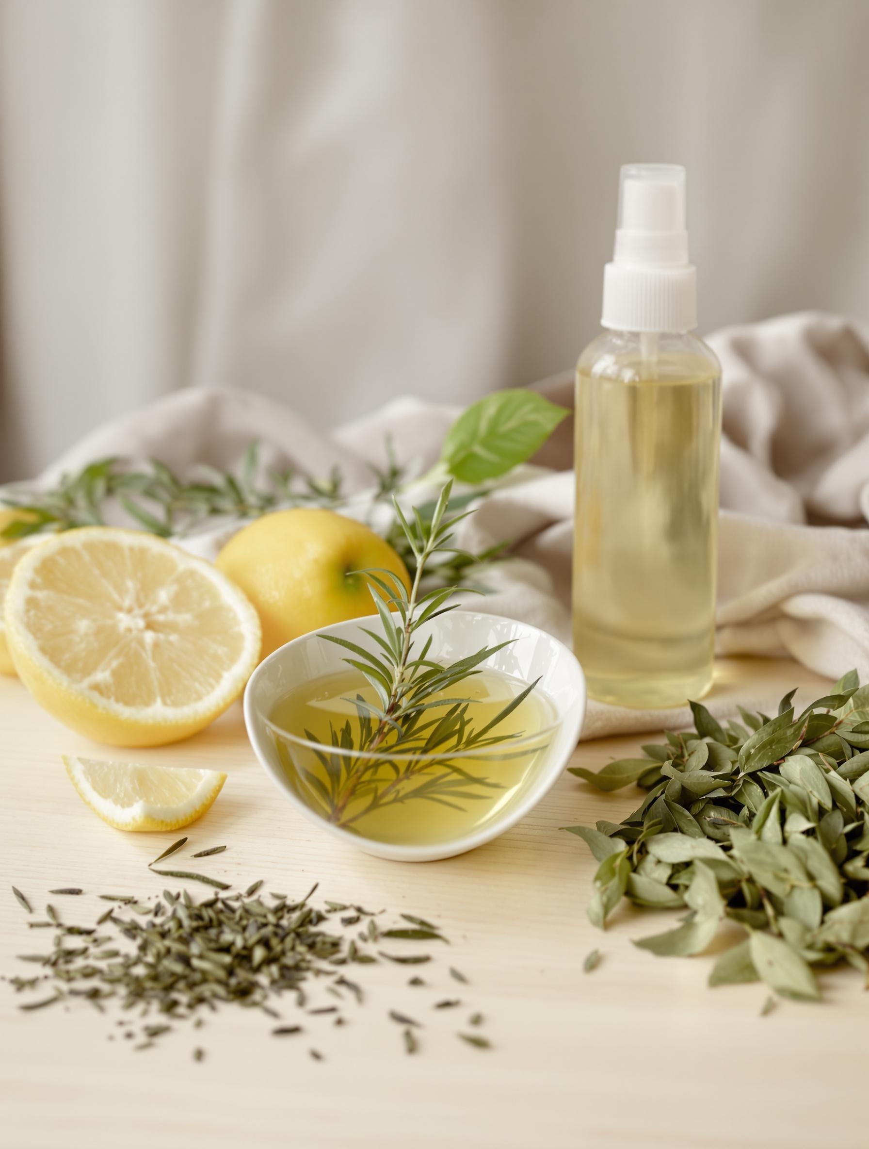 bain huile romarin DIY hydrolat aloe vera citron