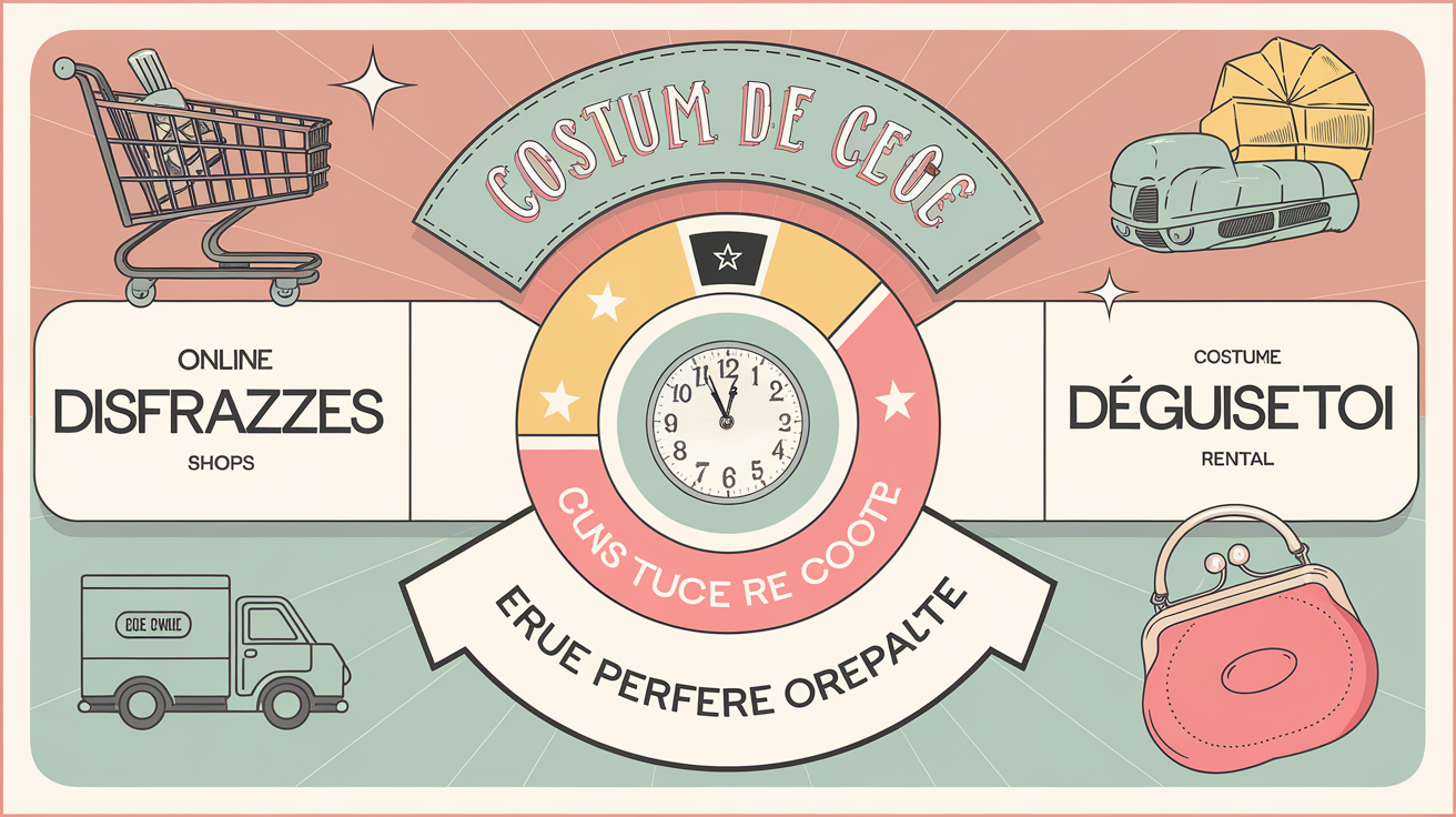 Tableau comparatif location achat boutiques costume rétro années 50
