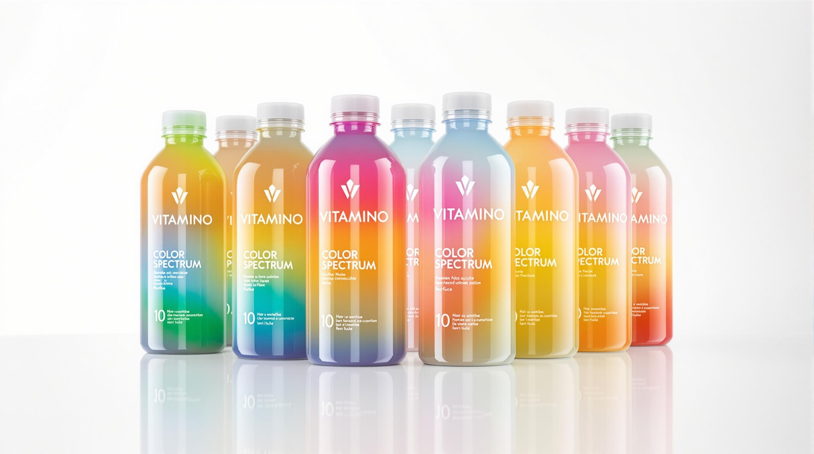 Visuel de la gamme Vitamino Color Spectrum avec des flacons alignés