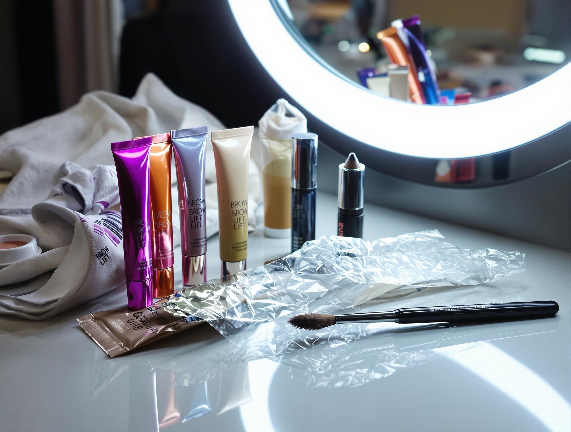 kit produits brow lift goupillon cellophane institut moderne